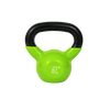 10 Lb Vinyl-Dipped Cast Iron Kettlebell – Green/Black