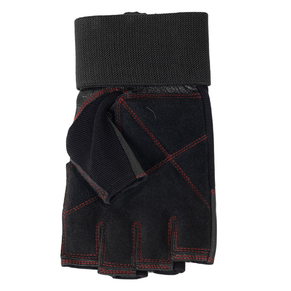 Pro Fitness Gloves – Wrist Wrap Style – S/M – Black/Red