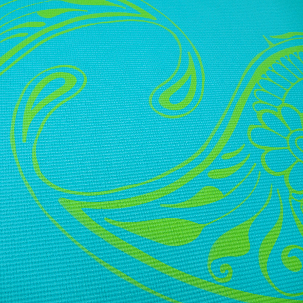 4mm PVC Print Yoga Mat – 24" x 68"
