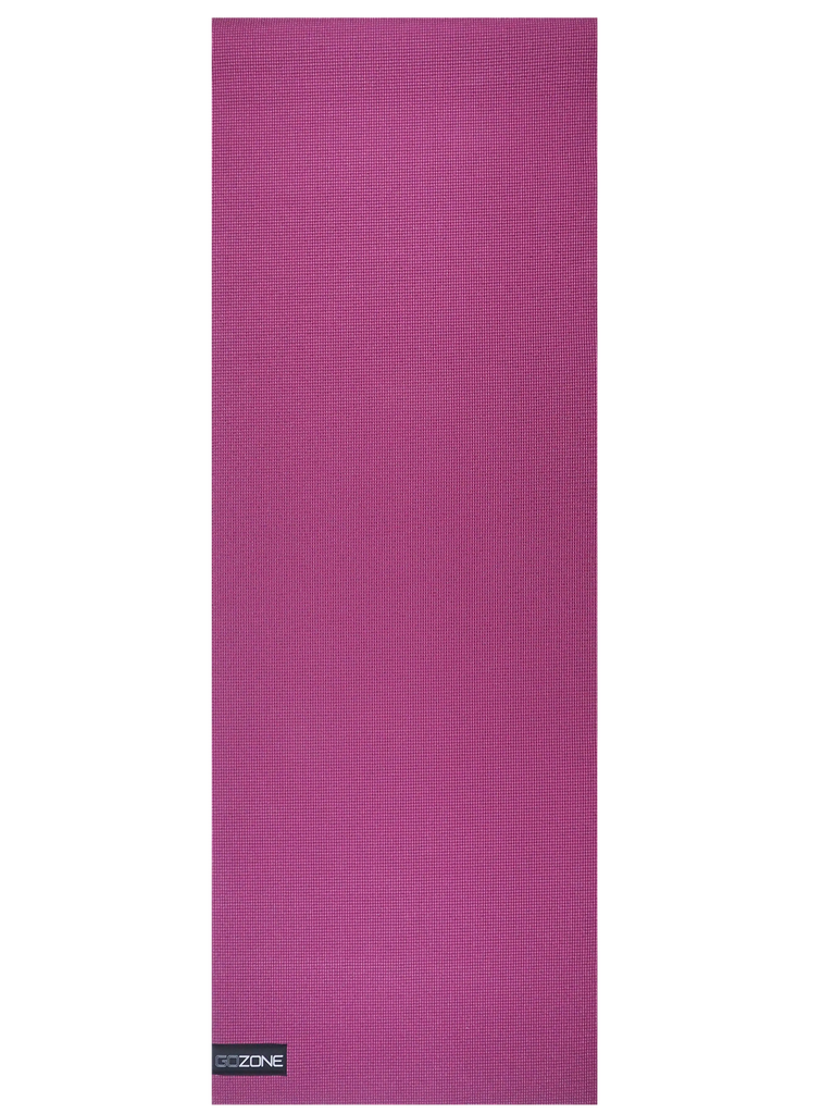 7mm Solid Memory Foam Yoga Mat – 24 x 68 – Burgundy – GoZoneUSA