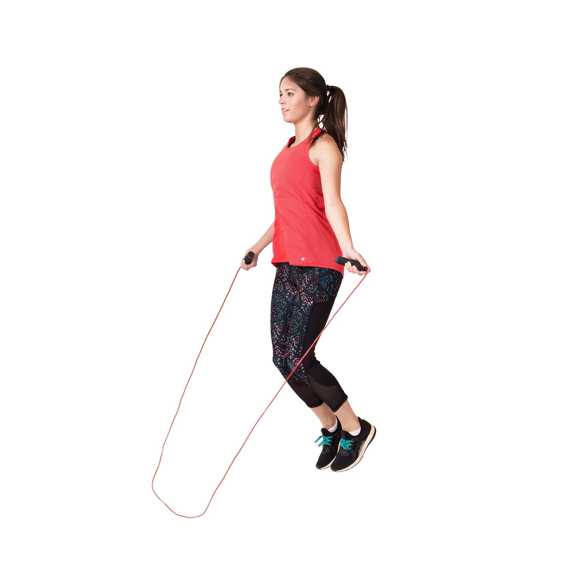 Gozone Jump Rope Comfort Handle Jump Rope – Red/Black – GoZoneUSA