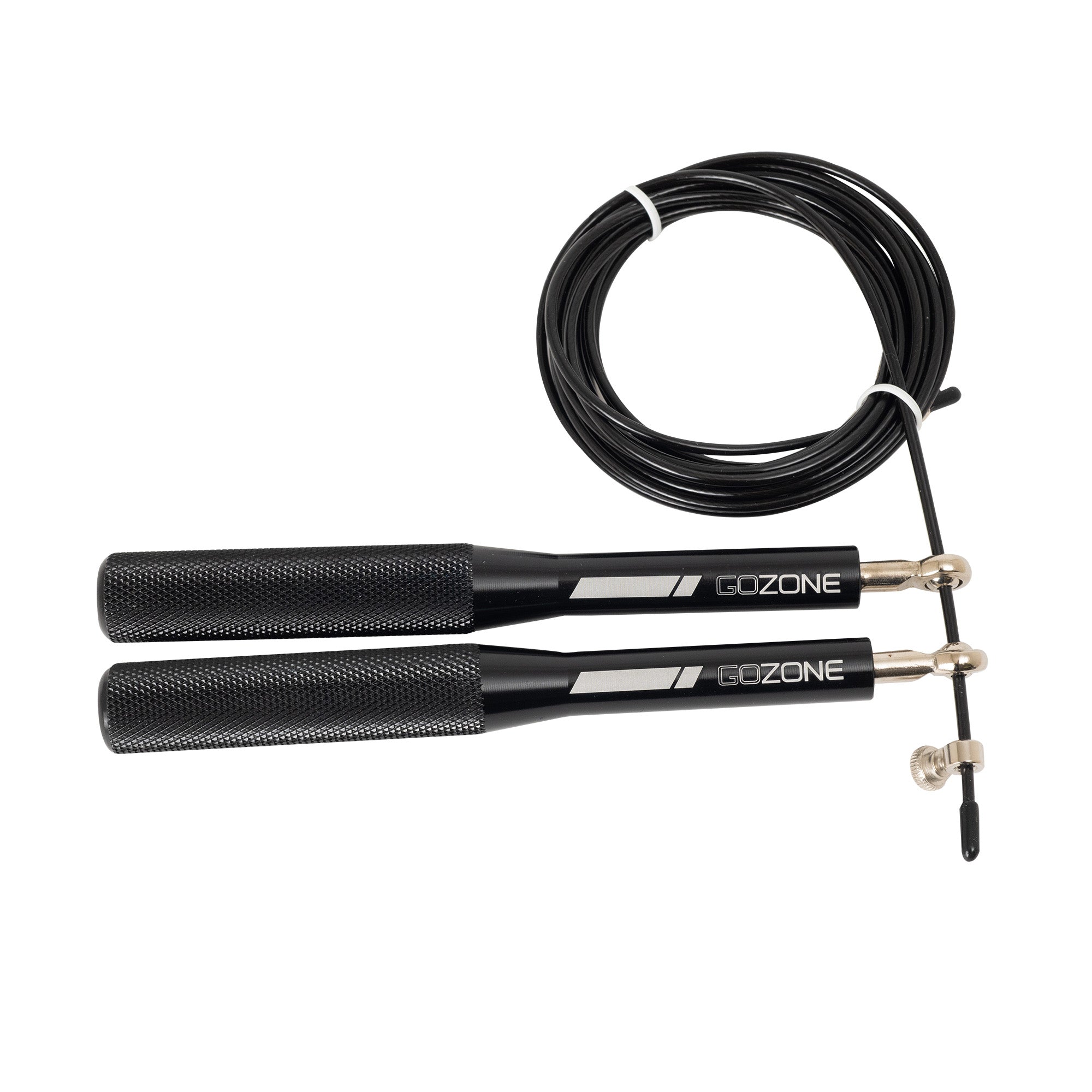 Gozone Jump Rope Cable Jump Rope – 9’ – Black – GoZoneUSA