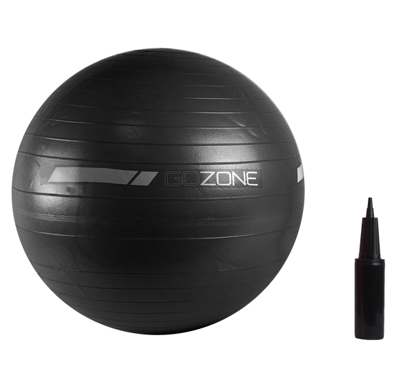 75cm Stability Ball – Black/White
