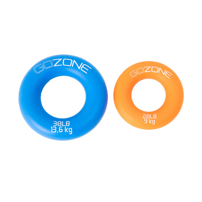 2 Pack Hand Strength Rings – Blue/Orange