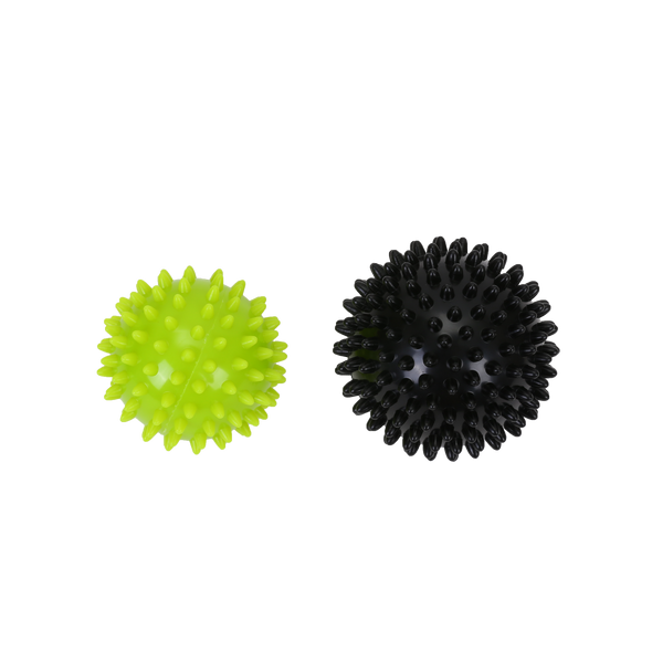 2-Pack Therapy Massage Balls – Black/Green