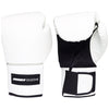 14oz Pro-Style Boxing Gloves – White/Black