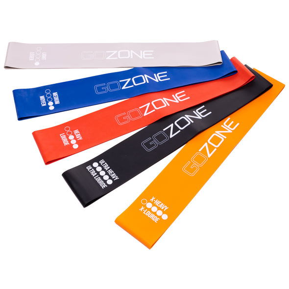 5-Pack Looped Resistance Bands – Multi-Color