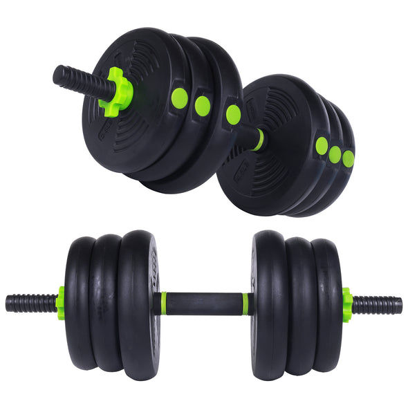 50 Lb Multi-Use Weight Set - Green/Black