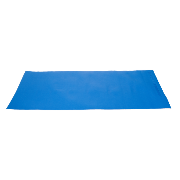 5mm PVC Reversible Solid Yoga Mat – 24" x 68" – Blue/Navy